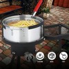 Winado 30qt. Turkey Fryer With Basket Outdoor Propane Deep Fryers Burner Stand With Side Shelf - 4 of 4