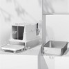 JUJABU Stainless Steel Cat Litter Box with Flip Cover - Ideal for Big Cats - 3 of 4