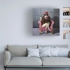 Canvas Wall Art - Lucia Heffernan 'Udder In Law' Wall Art for Living Room, Bedroom, or Office Décor by Trademark Fine Art - 24 x 24 Inches - 3 of 4