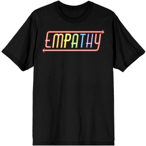 Empathy Men's Black T-shirt - 1 of 4