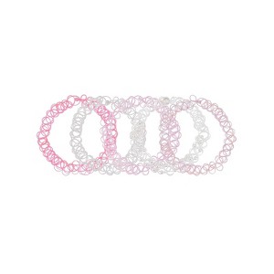 Attop 5-Piece Stretch Choker Set Pink, 12 Inch - 1 of 4