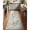 Nasitip Traditional Floral Area Rugs for Living Room Soft Low Pile Non-Sliping, Machine Washable - 3 of 4