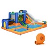 Resenkos Bounce House, Inflatable Bouncer,7 in 1 Water Slide w/ Pool, Water Cannon Basketball Hoop Boxing Post Football Stand for 3-8 Years - 2 of 4