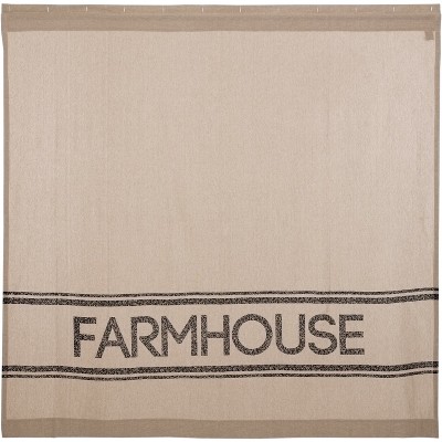 Sawyer Mill Charcoal Farmhouse Shower Curtain 72x72