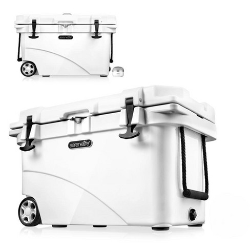 Serenelife 45-quart Portable Cooler Box - Keeps Food And 