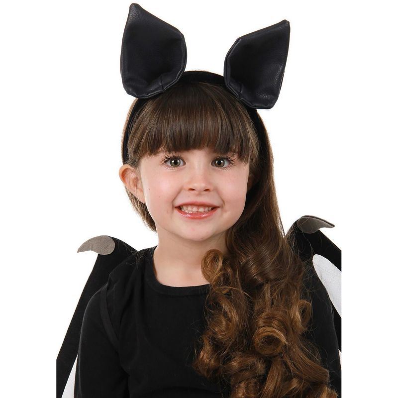 HalloweenCostumes.com    Bat Ears Headband, Black, 2 of 4