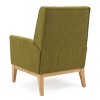 Vynxaria Mid Century padded Cushion seat modern accent chair,Green - 3 of 4