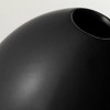 Sullivans Modern Matte Black Oval Vase; 7.5" Tall - 2 of 4
