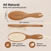 KeaBabies Baby Hair Brush, Oval Cradle Cap Brush, Soft Baby Brush for Infant, Newborn Hairbrush for Girls, Boys, Baby Scalp Brush (Oval) - 2 of 4