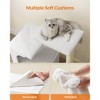WoodyWonders 33.8-Inch Modern Cat Tower with 3 Perches, Scratching Post & Cave, Includes 4 Washable Cushions - 3 of 4