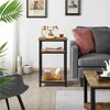 Yaheetech Tall End Table Accent Table, 30 In Industrial Side Table With ...