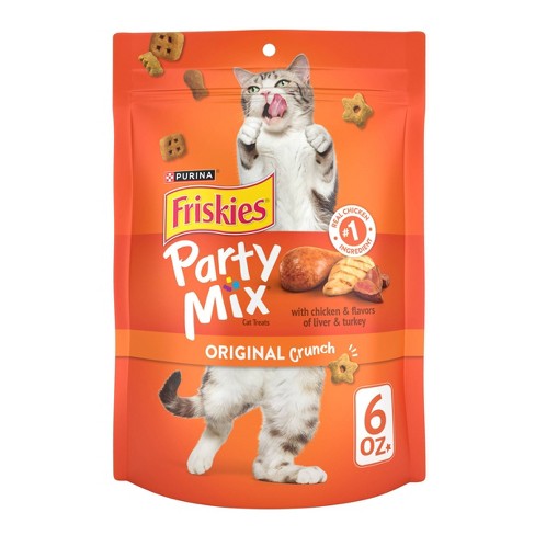 Purina Friskies Party Mix Original Crunch Chicken Cat Treats - image 1 of 4