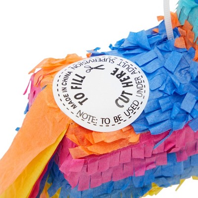 Colorful Mini Donkey Pinata Set for Birthday Parties