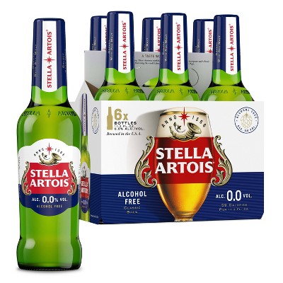 Stella Artois 0.0 Non-alcoholic Premium Beer - 6pk/11.2 fl oz Bottles 