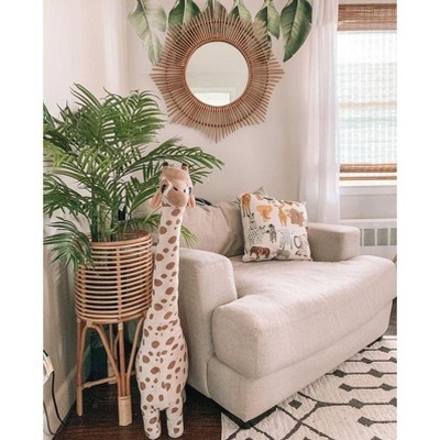 Nearly Natural 3' Green Silk Palm Tree in Black Pot
