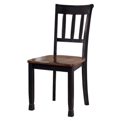 Photo 1 of **MISSING COMPONENTS* 2pc Owingsville Dining Room Side Chair Brown - Signature Design by Ashley