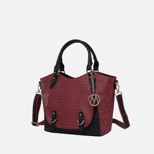 MKF Collection Talula Signature Printed Vegan Leather Women’s Satchel Bag by Mia K - 1 of 4