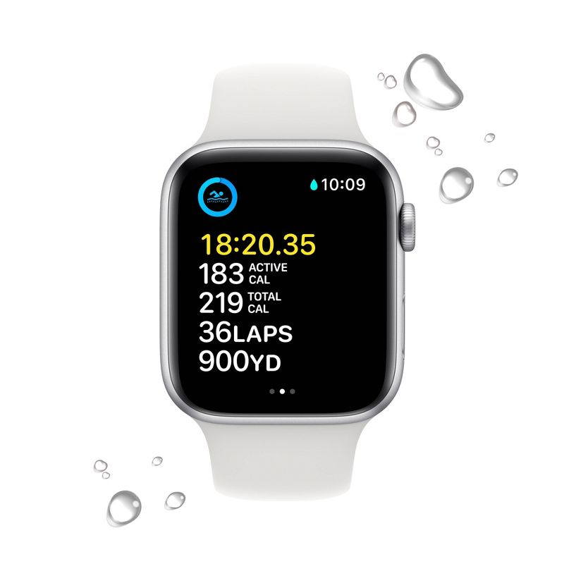 Apple Watch SE GPS + Cellular Aluminum Case with Sport Band (2022, 2nd Generation), 5 of 9