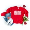 Simply Sage Market Women's Graphic Sweatshirt Love Leopard Blocks - 3 of 3