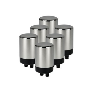 Nispira Water Filter Replacement For Brita Basic Complete Faucet Filtration Systems 36311 36312 FR-200 FF-100 Polished Chrome Silver, Pack of 6 - 1 of 4