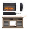ORRD  21" 3-Sided Electric Fireplace Stove, 1400W Heater with Remote, 3D Flame Effect, CSA/UL Certified - 4 of 4
