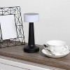 Simple Designs 8.5" Mushroom Magic Dimming and Rechargeable Cordless 4-Way Touch Sensor Saucer Desk Lamp - 3 of 4