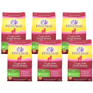 Wellness Small Breed Deboned Turkey and Oatmeal Recipe Dog Food - Case of 6/4 lbs - 1 of 4