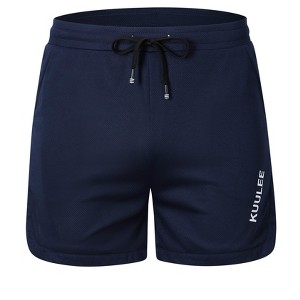 Men's Running Shorts Athletic Gym for Weightlifting Squatting Jogger Pants with Pocket - 1 of 4