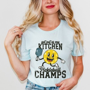 Simply Sage Market Get Out Of My Kitchen Pickleball Champs Short Sleeve Tee - 1 of 4