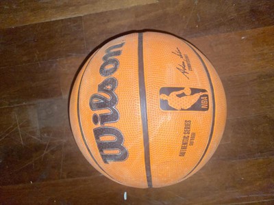 Wilson NBA Authentic Indoor/Outdoor Basketball, Brown, 27.5 in. 