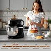 ZAFRO Stand Mixer, 12 Speeds Tilt-Head Electric Commercial Stand Mixer, 3-In-1 Kitchen Mixer with Bowl, Dough Hook, Whisk and Beater - 3 of 4