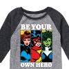 Boys' - Marvel - Be Your Own Hero Raglan Graphic T-Shirt - 2 of 4