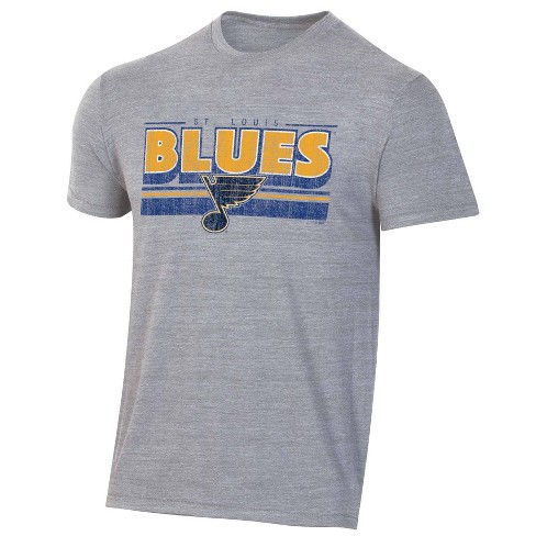 Nhl St. Louis Blues Men's Short Sleeve Tri-blend T-shirt : Target
