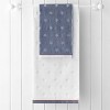 Togas Julian White/Blue Bath towel - 4 of 4