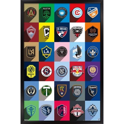 Trends International MLS League - Logos 25 Framed Wall Poster Prints
