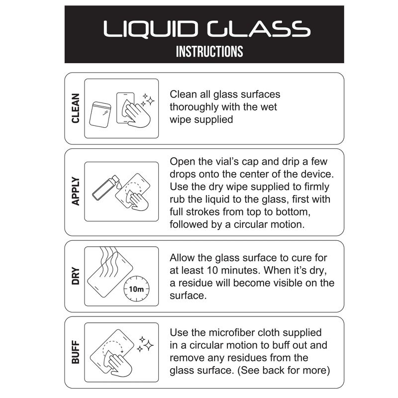 ProofTech Liquid Glass Screen Protector Universal for All Phones Tablets Watches - 1 Pack, 4 of 7
