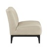 NicBex Luxury Leather Accent Chair, Modern Living Room Chair with Cushioned Seat & Back with Reinforced Solid Wood Frame, Beige - 2 of 4