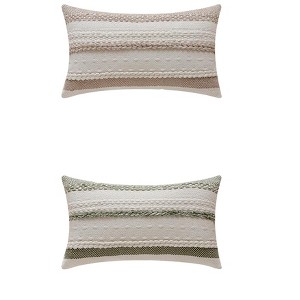 REGALWOVEN 2 Pcs Striped Decorative Throw Pillow Covers for Couch Bed Sofa Home Decor - 1 of 4
