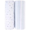 Ely's & Co. Baby Fitted Bassinet Sheet  100% Combed Jersey Cotton   for Baby Boy  2 Pack - 4 of 4