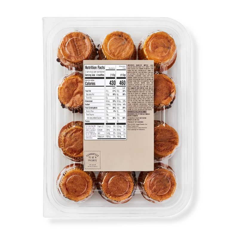 Mini Muffin Variety Pack - 11.9oz/12ct - Favorite Day&#8482;, 4 of 5