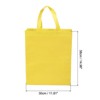 Unique Bargains Reusable Vertical Style Non-Woven Grocery Gift Tote Bag for Travel Storage 10 Pcs - 2 of 4