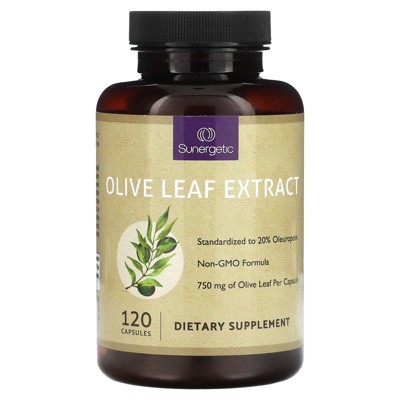 Sunergetic Olive Leaf Extract, 750 mg, 120 Capsules