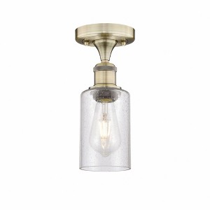 Clymer - 1 Light Semi-Flush Mount In Art Deco Style-9.63 Inches Tall and 3.88 Inches Wide - 1 of 1