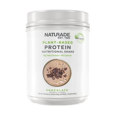 Naturade Vegan Smart Plant Protein Vegan Shake - Chocolate - 16.5oz