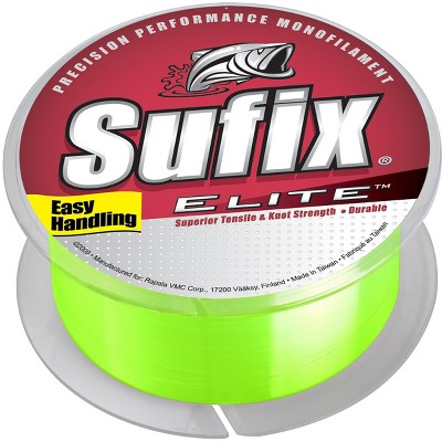 Sufix Elite Fishing Line - Hi-Vis Yellow - 12 lb