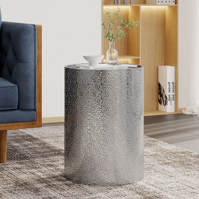 Modern Golden Round Coffee Table-Christopher Knight Home