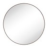 TEHOME Yolanta Circular Round Stainless Steel Framed Wall Mounted Bathroom Vanity Mirror - 3 of 4