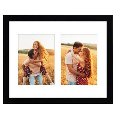 Americanflat 11x14 Collage Picture Frame to Display 2 5x7 Photos at Once