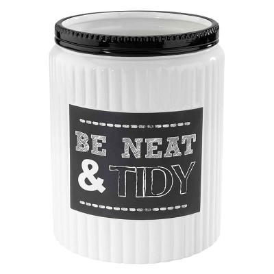 Avanti Linens Chalk It Up Wastebasket