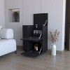 NicBex Mobile Kitchen Island Cart Morden Kitchen Carts on Wheels with Storage, 2 Cabinet Door and 2 Open Shelves for Kitchen - 4 of 4